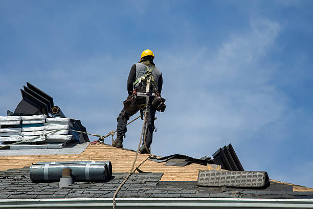 Professional Gutter Installation technician working in Smyrna, SC